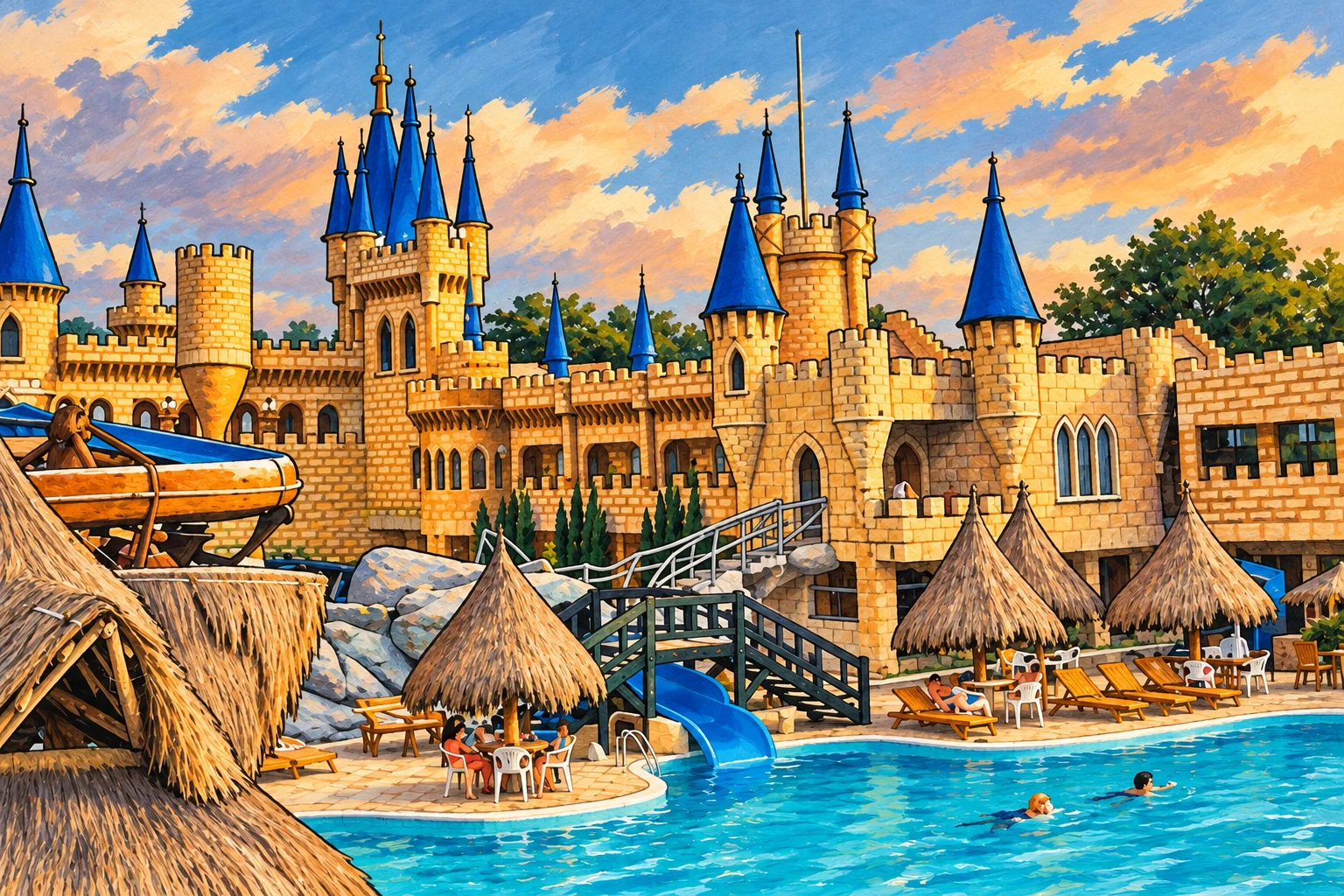 Ilustraci&oacute;n editorial: Hotel Riviera del Sol Spa