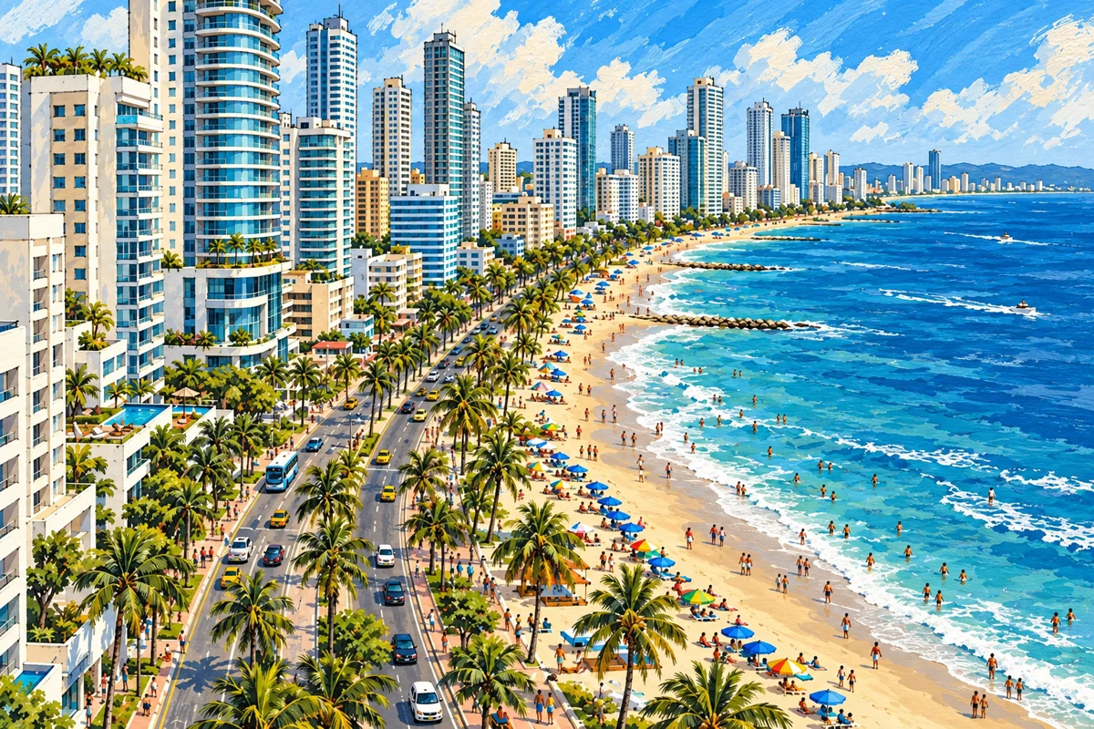 Ilustraci&oacute;n editorial: Bocagrande