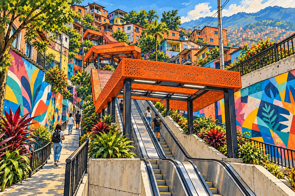 Ilustraci&oacute;n de Comuna 13 / San Javier