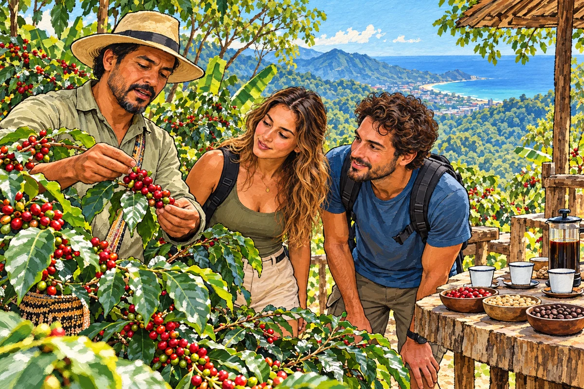 Naturaleza y café en Minca