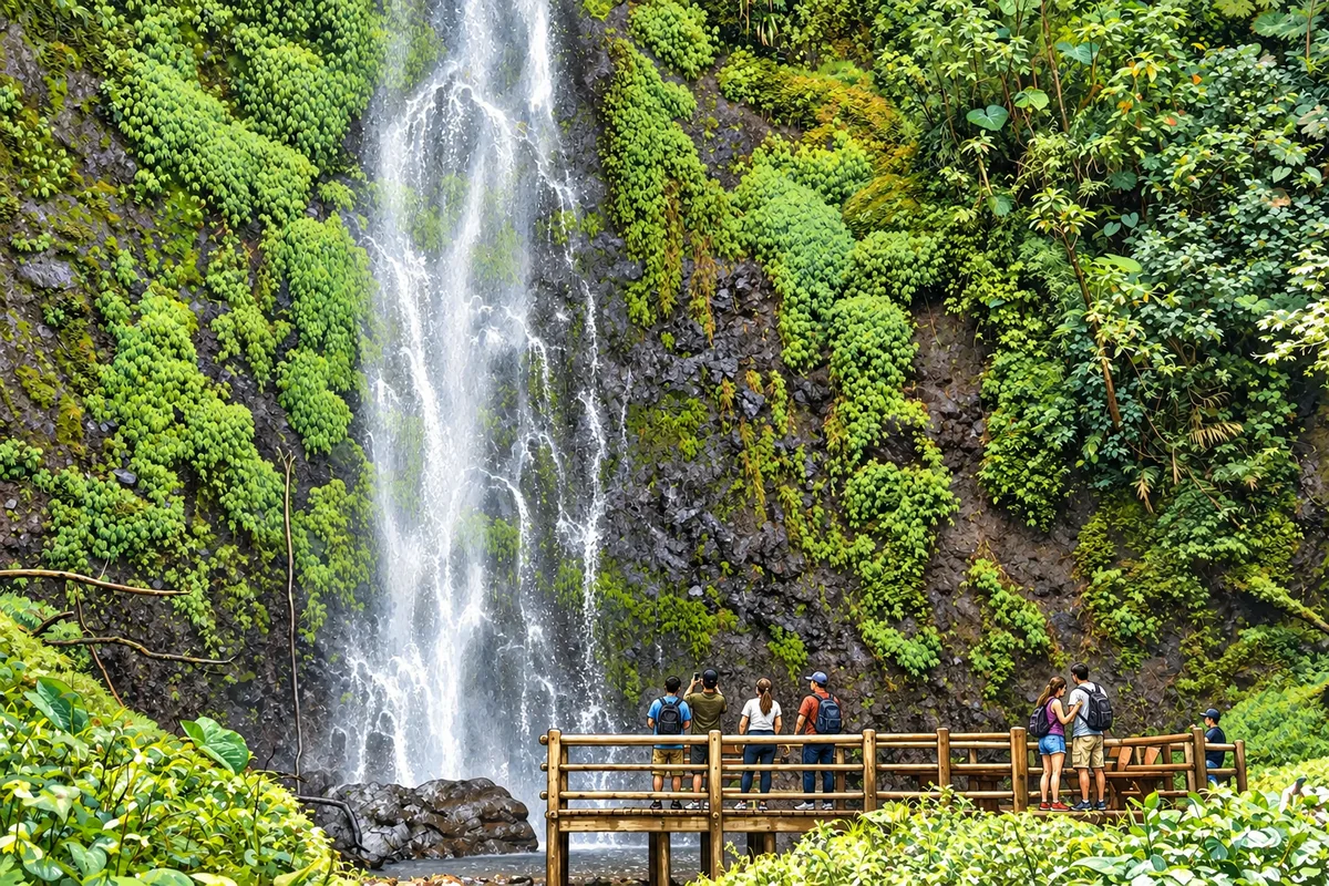 Senderismo a la cascada Los Frailes