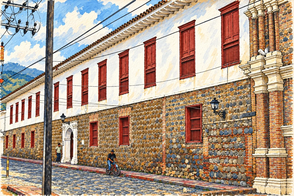 Ilustraci&oacute;n de la fachada real del Museo de Arte Religioso Francisco Crist&oacute;bal Toro.