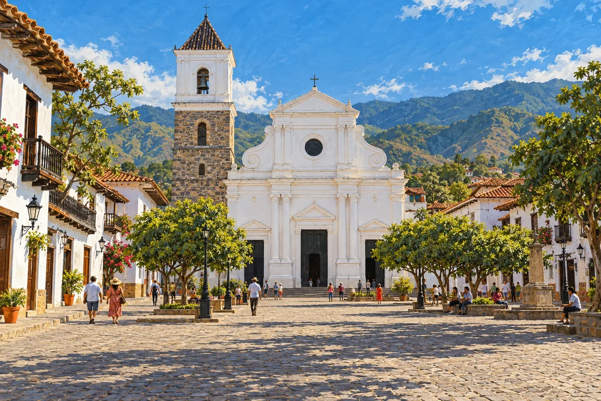 Ilustración de Santa Fe de Antioquia