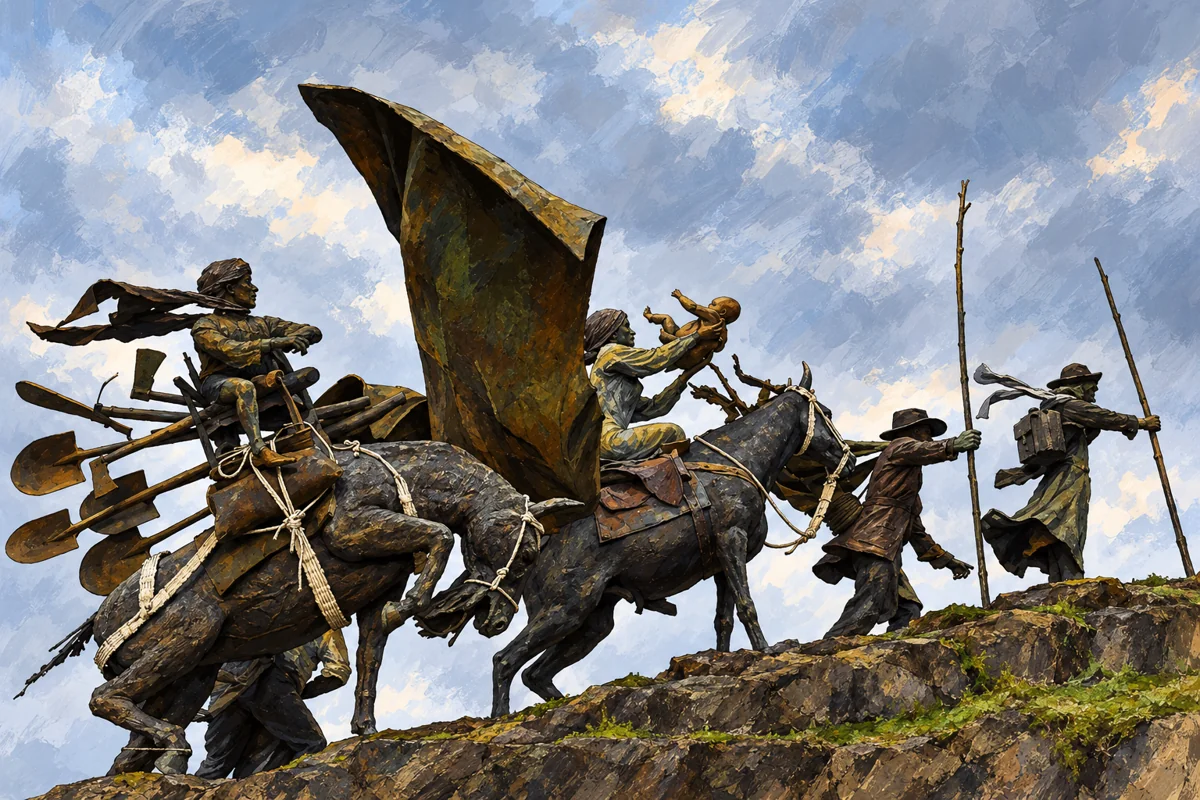 Chipre y Monumento a los Colonizadores