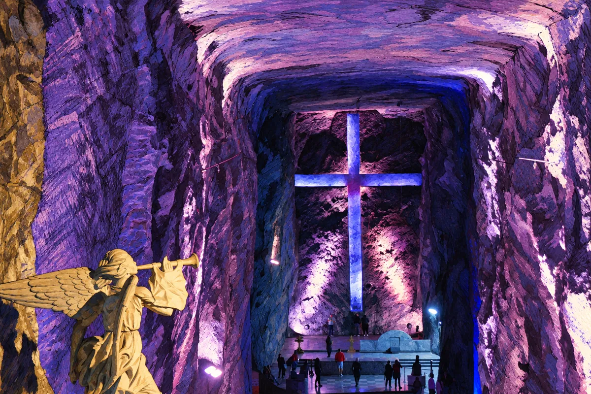 Zipaquirá: Catedral de Sal · ilustración editorial