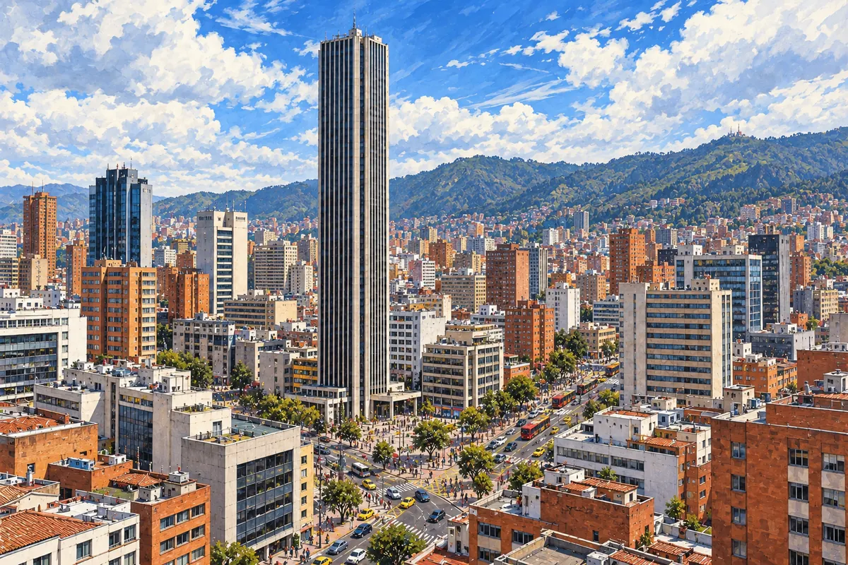 Ilustración editorial: bogota