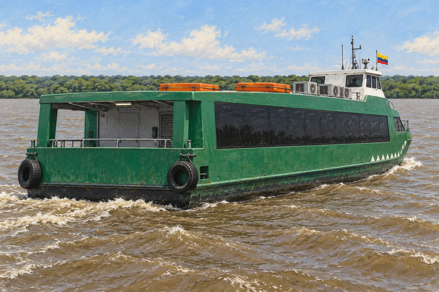 Navegaci&oacute;n por el r&iacute;o Magdalena