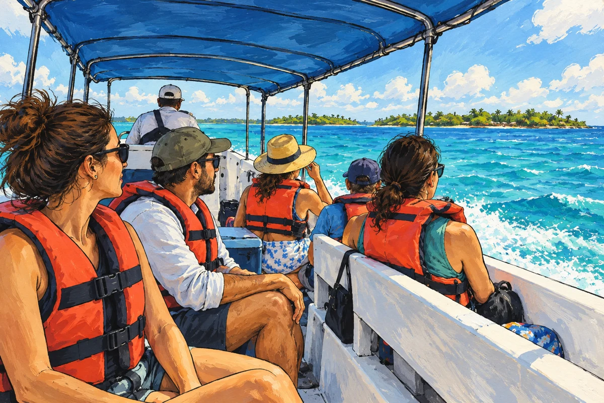 Ilustración temática: Excursión a las islas de San Bernardo
