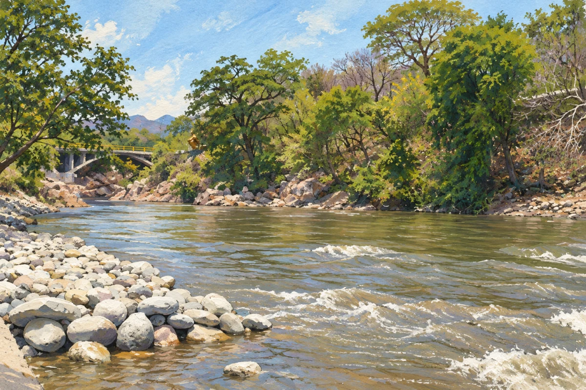 R&iacute;o Guatapur&iacute; y balneario Hurtado